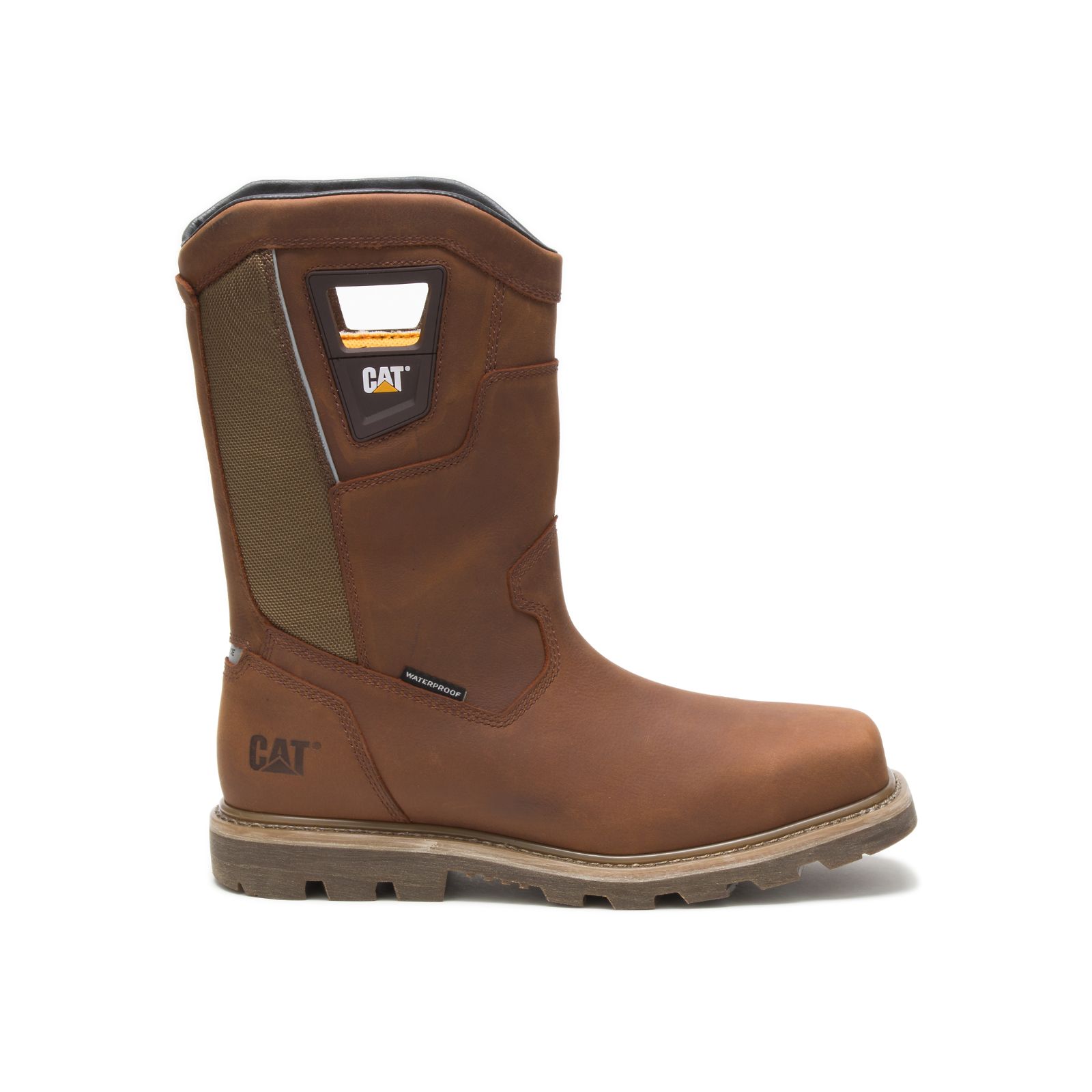 Caterpillar Stillwell Waterproof Steel Toe Philippines - Mens Work Boots - Brown 38491SBPG